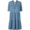 Pepe Jeans Lush, Vestito Donna, Blu (Denim),XS
