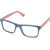 Police Eyeglass Frame Vk134 Shiny Full Blue 50/18/135 Niño Occhiali, Unisex-Bambini e Ragazzi