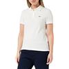 Lacoste Pf7839, Polo Donna, Bianco (Blanc), 40 (Taglia Produttore: 36)