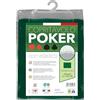V.I.P. VERY IMPORTANT PILLOW - Copritavolo Mollettone Poker Verde Rettangolare cm 135x180 con elastico