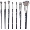 BK BEAUTY Pennelli Angie Hot & FLASHY (7 pezzi) - Pennelli per fondotinta - Pennello per fondotinta liquido o crema - correttore sotto gli occhi | Bronzer, Blush & Highlighter