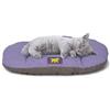 Ferplast Cuccia Cane Relax, Cuscino per cani di piccole dimensioni, Cuccia Gatto, Tappetino per cucce e auto -Lavabile - in Cotone con Soffice Imbottitura, 55 x 36 cm. Lilla