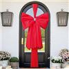 Fox·Bunny Fiocco per porta di Natale, decorazione per porta, fai da te, decorazione per porta con diamante, decorazione Xmas baby shower, matrimonio, celebrazione della stagione festiva