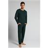 Intimissimi Pigiama Lungo In Cotone Superior Verde