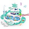 Maycoly Gioco Musicale di Pesca con 2 Canne da Pesca e 10 Pesci e 3 Delfini, Musica Educativi Gioco Pesca Pesci con Pista, Gioco Interattivo per Bambini 2 3 4 Anni Regalo Bambina Bambino