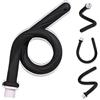 AMAZBEE Doccia Douche ugello per viaggiare esteso clistere in silicone circa 17inch allegato doccia clistere per la casa Bowel Cleansing