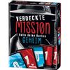 moses- Verdeckte Mission, spannendes Kartenspiel für lustige Spieleabende tattico con Agente per Tutta la Famiglia, Gioco di società a Partire dagli 8 Anni per 2-4 Giocatori, Colore Nero, 090171