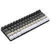 YMDK Tasto bianco grigio nero misto 87 61 con stampa laterale in bianco spessore PBT OEM Profile Keycaps per tastiera meccanica MX TKL (stampa laterale 61) (solo Keycap)