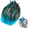 Ezydka 100 piume di gallo, 20-25 cm, piume decorative, piume di fagiano, piume naturali, piume di fagiano, piume di fagiano, piume grandi per decorare maschere da festa, blu