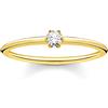 Thomas Sabo Anello da donna in oro con pietra bianca TR2312-414-14-54 misura dell'anello 54/17,2