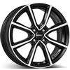 Cerchi in lega Dezent TN DARK 6.0x15 Black/Polished