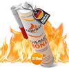 KAMINAT Colla refrattaria resistente al calore - colla resistente al calore per mattoni refrattari e piastre di vermiculite - colla ignifuga fino a 1000 °C per il fissaggio e la riparazione di stufa e