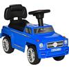HOMCOM Macchina Giocattolo Cavalcabile Fuoristrada per Bambini, Macchina Bambini con Fari e Musiche, Età 18-36 Mesi, 68x30.5x41.5cm, Blu