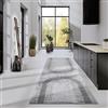 Elle Decor Bartoux, tappeto a pelo lungo, moderno, per soggiorno, camera da letto, grigio chiaro, 80 x 240 cm