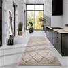Elle Decor ation Tappeto a pelo lungo perrotin, moderno, per soggiorno, camera da letto, beige, 80 x 240 cm