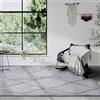 Elle Decor ation Tappeto a pelo lungo perrotin, moderno, per soggiorno, camera da letto, grigio chiaro, 80 x 120 cm