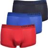 Emporio Armani 3-Pack Lato Logo Boxer Boxer da Uomo, Rosso/Marina/Blu Grande