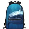 Amzbeauty Amebeaut, zaino alla moda con animali, per la scuola e i viaggi, per adolescenti, bambini, ragazzi, ragazze, Squalo oceano, 40 cm ca., Zaino Scuola