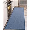 COLOR&GEOMETRY Tappeto Cucina Antiscivolo Lavabile, 43,5 x 150 cm Passatoia Cucina Assorbente Resistente alle Macchie per Cucina, Sala da Pranzo, Lavanderia e Corridoio, Blu