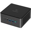 MINISFORUM UM890 Pro Mini PC, processore AMD Ryzen 9 8945HS, 8 core/16 thread fino a 5,2 GHz, AMD Radeon 780M, 32 GB DDR5 fino a 5600 MHz/1 TB SSD, HDMI/DP/USB4 × 2, RJ45 2.5G ×2, porto Oculink