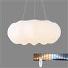 GUANSHAN Lampada a sospensione a nuvola galleggiante Lampada da soffitto a nuvola a LED Lampada da soffitto per camera da letto per camera da letto, ragazzi e ragazze, 15W, dimmerabile continua