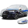 Holthly Telo Copriauto da Esterno, Holthly 10 Strati Telo Copri Auto Felpato 100% Impermeabile, Copertura Auto Adatta per Suv 4x4 Audi Q7, BMW X5, Mercedes GLE, Porsche Cayenne,etc.YXL