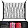 Yimomoyi Rete Bagagliaio Auto, Rete Portaoggetti Elastica Con 4 Ganci 60×40cm, Estensibile Fino a 120×80cm per SUV e Camion