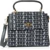 NALLY Henkeltasche, Shopper da Donna, Nero, Taglia Unica