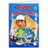 Creativ'World DISNEY HANDY MANNY E I SUOI STRUMENTI Carta Buon Compleanno Argento Brilla Busta Giallo Piccolo Ragazzo Tuttofare Riparatore Bambino Serie TV Film Animazione 3D Robot Cane Dadi Vite 120772
