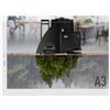 Leitz Busta Perforata in Plastica, Formato A3, Confezione da 25, Superficie Opaca Goffrata, Spessore 100 Micron, 100% Riciclabile, Ecologico, Gamma Recycle, Trasparente, 40190003