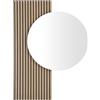 Schildmeyer Pannello a specchio Loft, in legno, 79,5 x 3 x 109 cm