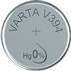 VARTA 14501394 - Batteria a bottone V394 da 1,5 Volt, capacità 67 mAh, sistema chimico Ossido d'argento, per dispositivi elettronici quotidiani per garantire un'alimentazione ottimale