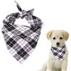 VYIBPDY Bandana cane, Bandana Per Cani, Accessori cane, Vestibilità regolabile Bavaglino per Cani, medi e grandi， Bandana classica in cotone a scacchi per cani piccoli