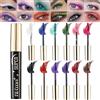 CHSEEO Mascara Colorato, 12 Colori Mascara Colorati per Ciglia, Mascaras Verde Blu Viola Impermeabile Lunga Durata a Prova di Sbavature, per Ciglia in Fibra 3D Voluminoso Trucco Ciglia