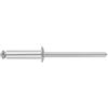 INDEX A PERFECT FIXING Index REFL4814 Rivetti in alluminio, a fiore, con testa sollevata, in acciaio zincato, 4,8 x 14,5 mm, 250 pezzi