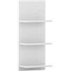 Schildmeyer Palermo 157631 - Scaffale libreria, 30,3 x 17,5 x 70,2 cm, bianco opaco