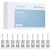 Bestauty A10 Cartucce 24 Pins - Confezione da 10 Aghi di ricambio usa e getta per penna Microneedling - per Ultima A10 Microneedling Electric Derma Pen (aghi da 24 pin, 10 pezzi)