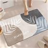 LXWINNER Tappetino Super Assorbente,Tappeto Bagno Diatomite,Microfibra Tappeto Assorbente,Tappeto Bagno Antiscivolo Tappetino Doccia Asciugatura Rapida, per Casa,Camera da Letto,Cucina, (40_x_60_cm, CF31)