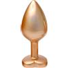 Dream Toys Gleaming Love Plug Matte Gold Medium