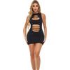Pink Lipstick Can't Commit Dress Black S/M/L