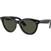 Ray Ban Occhiali da sole Ray Ban Wayfarer Way 2241 901/31 - Occhiali da sole rotondi nero Ray Ban 8056262031056