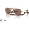 Ray Ban Occhiali da sole Ray Ban Junior aviator 9506S 223/6G - Occhiali da sole aviator oro Ray Ban Junior 8056262143285