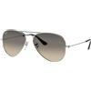 Ray Ban Occhiali da sole Ray Ban Aviator RB3025 003/32 Silver - Occhiali da sole aviator argento Ray Ban 805289101178