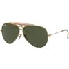 Ray Ban Occhiali da sole Ray Ban Shooter RB3138 1 Gold - Occhiali da sole aviator oro Ray Ban 805289006534