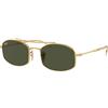 Ray Ban Occhiali da sole Ray Ban RB3719 001/31 Gold - Occhiali da sole ovali oro Ray Ban 8056597935579