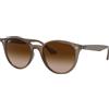 Ray Ban Occhiali da sole Ray Ban RB4305 616613 Beige - Occhiali da sole rotondi beige Ray Ban 8056597071628