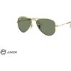 Ray Ban Occhiali da sole Ray Ban Junior Aviator RJ9506S 223/71 Gold - Occhiali da sole aviator oro Ray Ban Junior 8053672835106