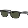 Ray Ban Occhiali da sole Ray Ban New Wayfarer Classic RB2132 622 nero - Occhiali da sole squadrati nero Ray Ban 805289421788