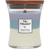 Woodwick Calming Retreat Media ng Retreat Candela Profumata Vasetto