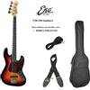 EKO VJB200 SUNBURST SB Basso Elettrico tipo Jazz Bass kit con BORSA e TRACOLLA
